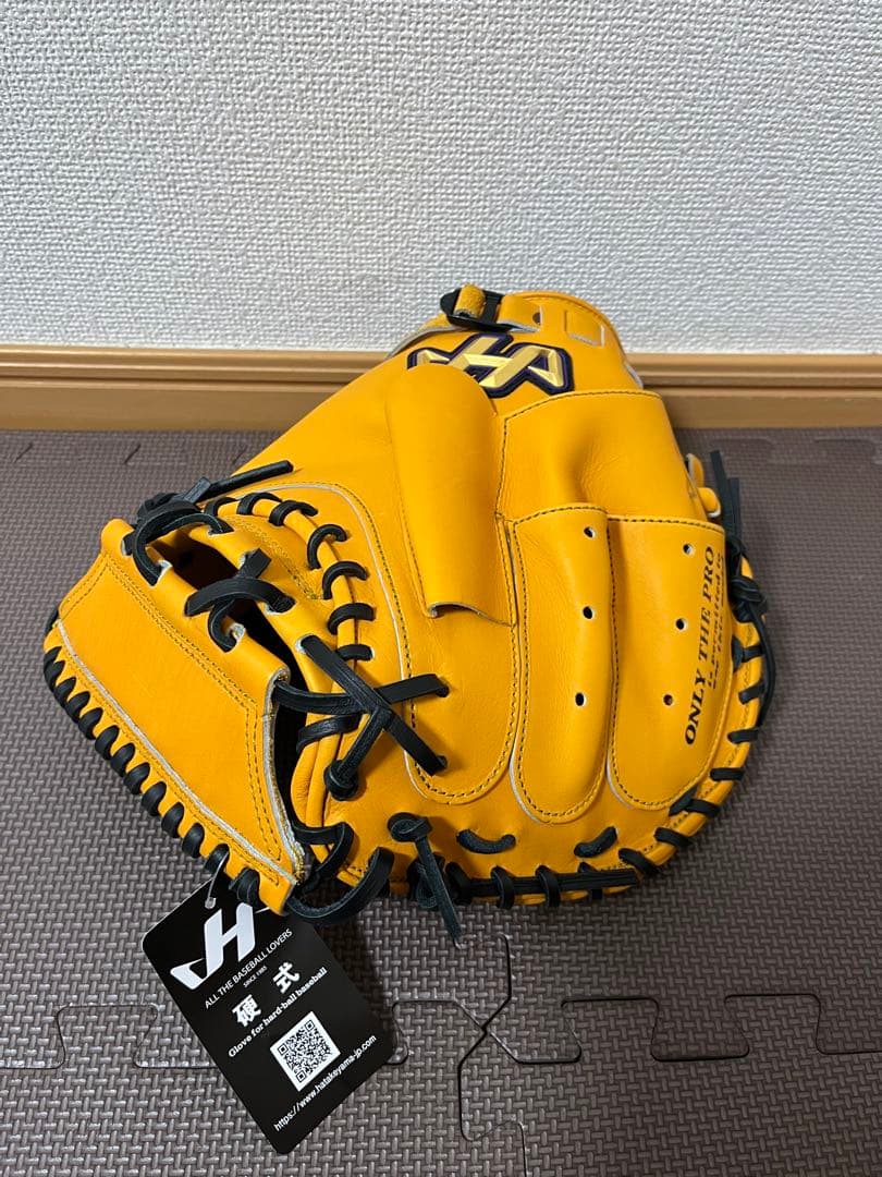新品未使用　ハタケヤマ　硬式ミット　甲斐モデル