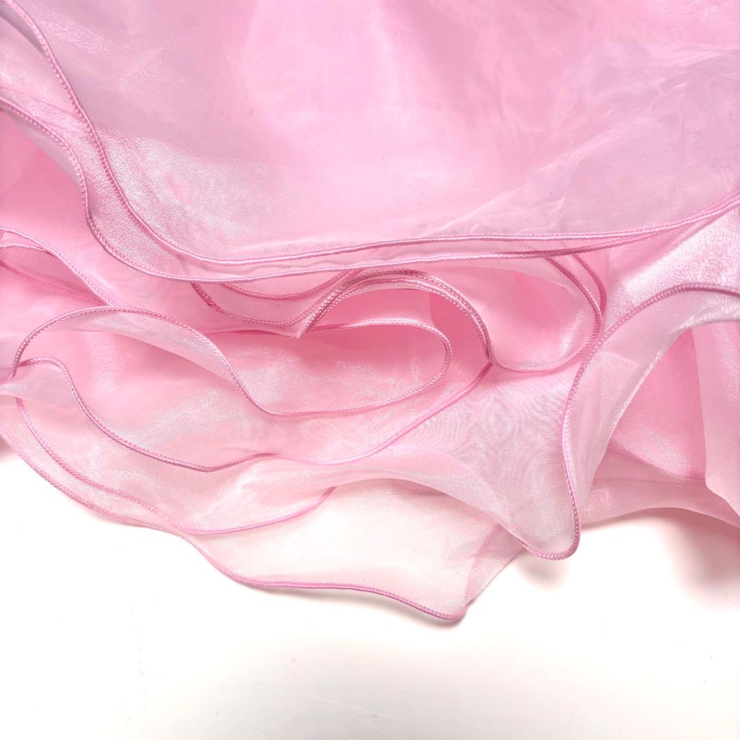 社交ダンス パニエ ペチコート ピンク インナー スカート 衣装 M L