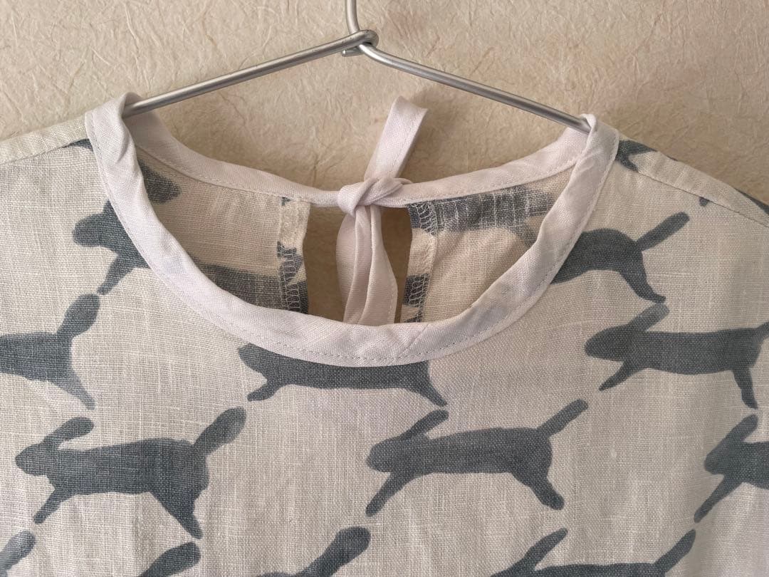 ミナペルホネン run run run ハンドメイド ワンピース 重ね着