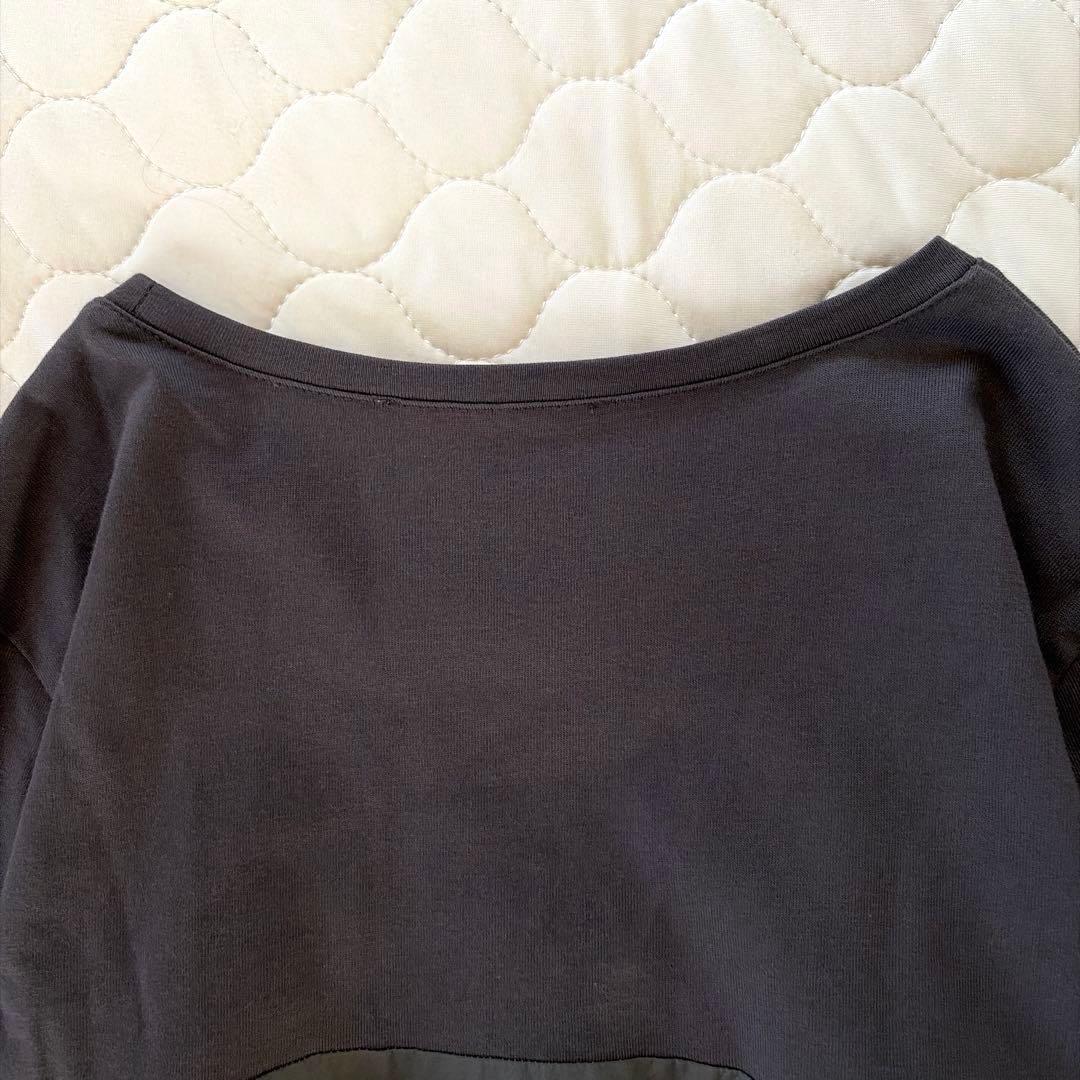 【美品】BEARDSLEY マルワンピ　バルーン　コクーン型　グレー