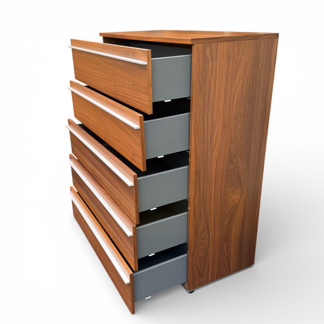 ボーコンセプト チェスト 5段 ウォールナット 北欧モダン 幅95cm