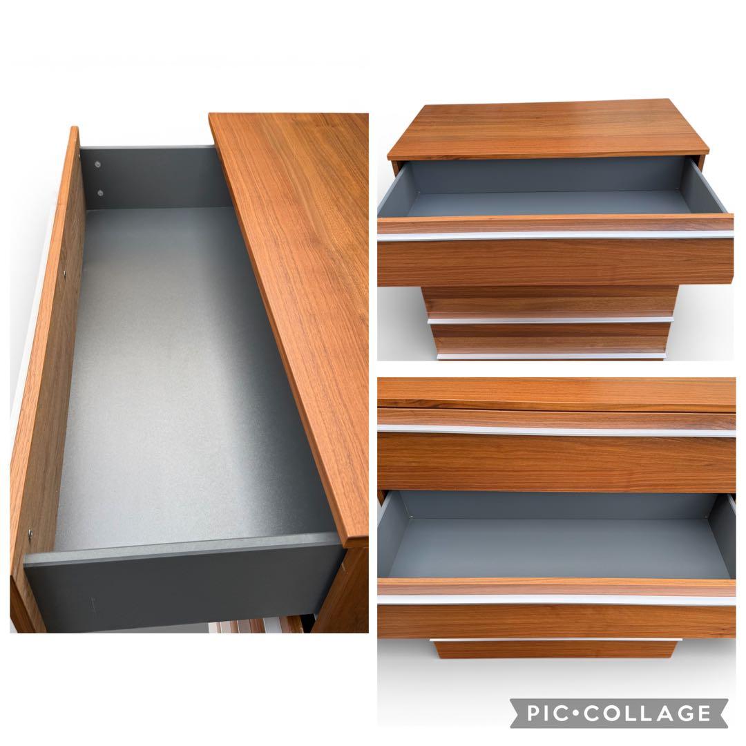 ボーコンセプト チェスト 5段 ウォールナット 北欧モダン 幅95cm