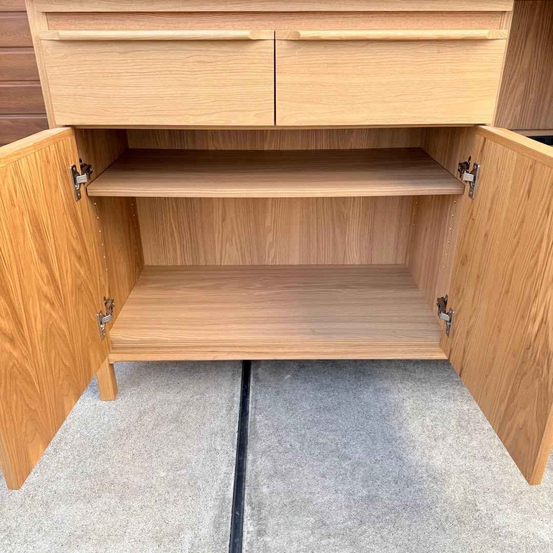 美品 廃盤 unico clarus キッチンカウンター オーク 北欧