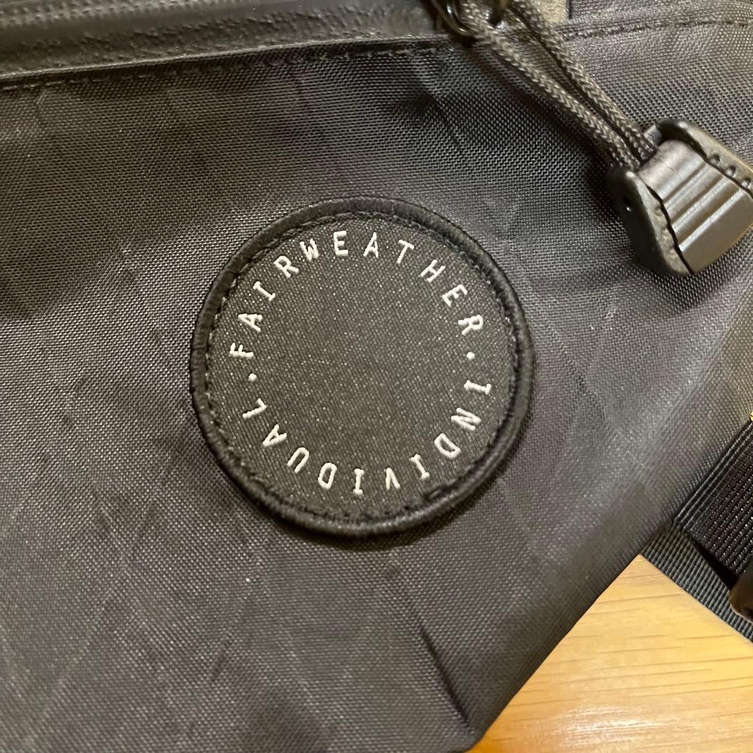 アクセサリー FAIRWEATHER frame bag half (x-pac black)