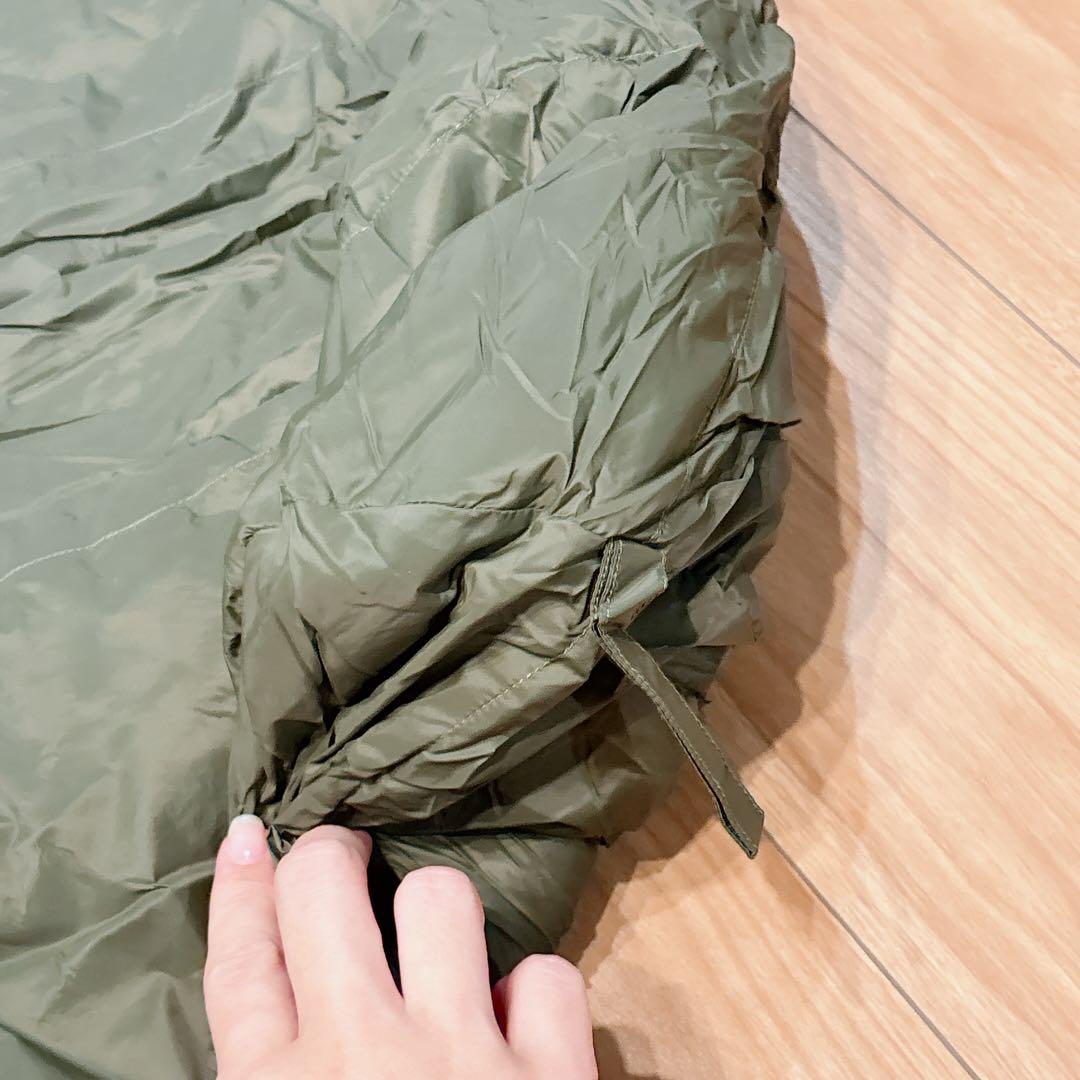 ○キャンプグリーブ ダウンシュラフ 秋冬春用 寝袋 ダウン マミー型 羽毛寝袋