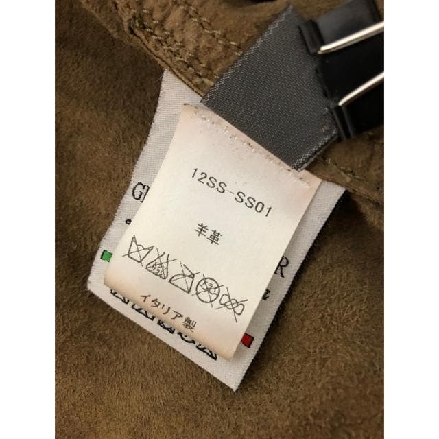 サルバトーレサントロ Salvatore Santoro高級ラムスキンブルゾン