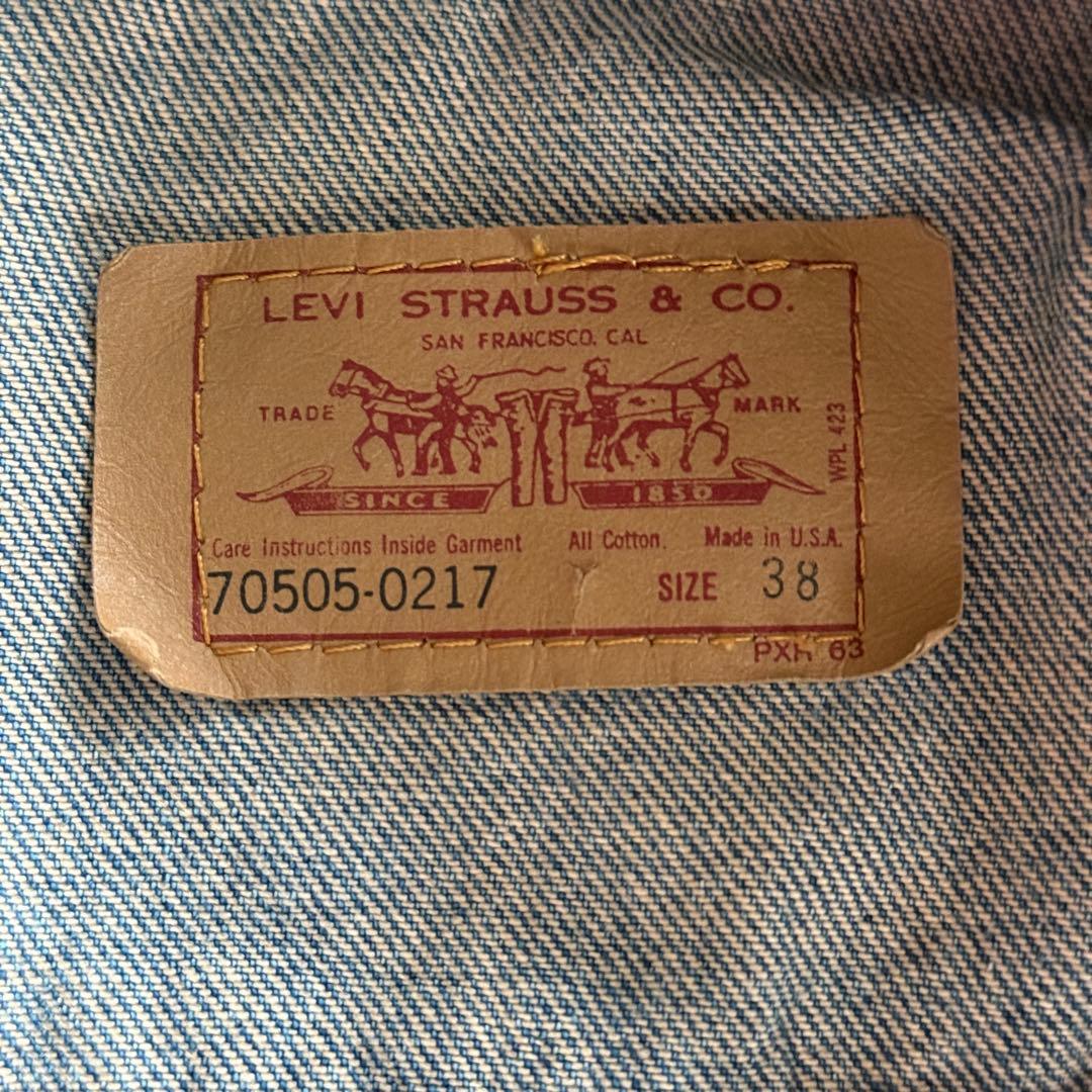 ハ*ト様 80s Levi's 70505デニムジャケット USA 製 リーバイ