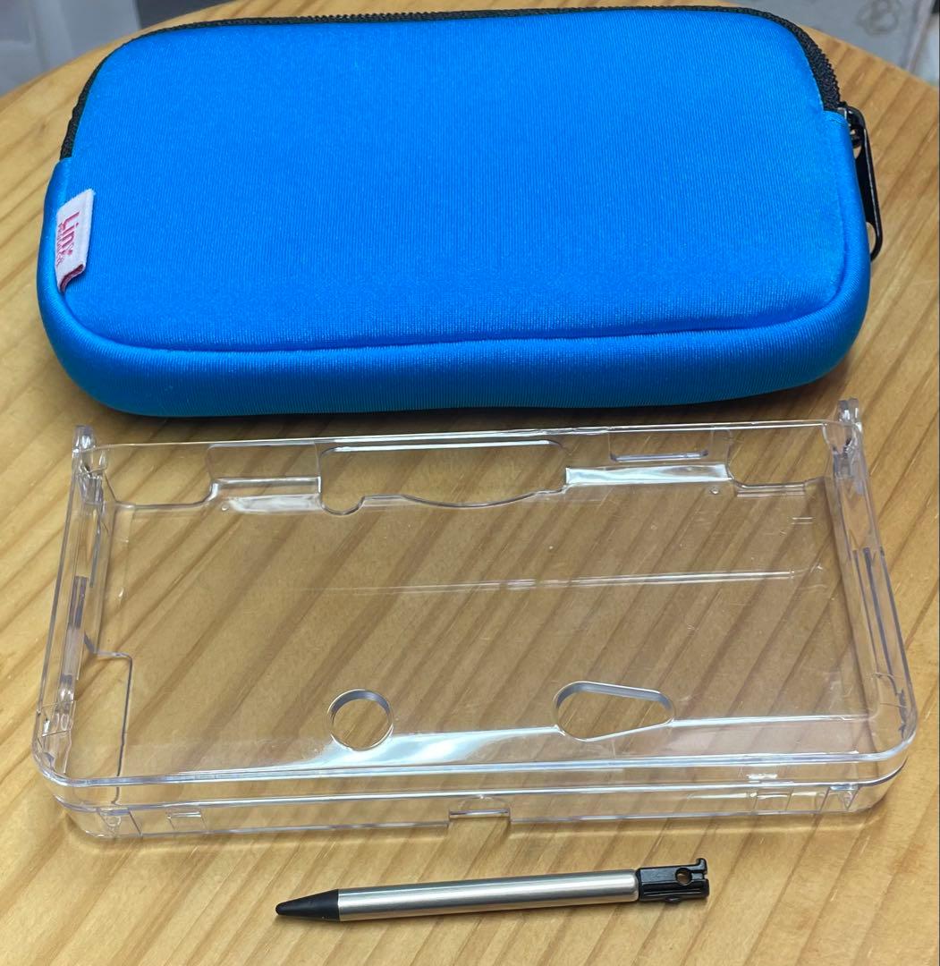 【美品】ニンテンドー 3DS アクアブルー 本体 タッチペン付き