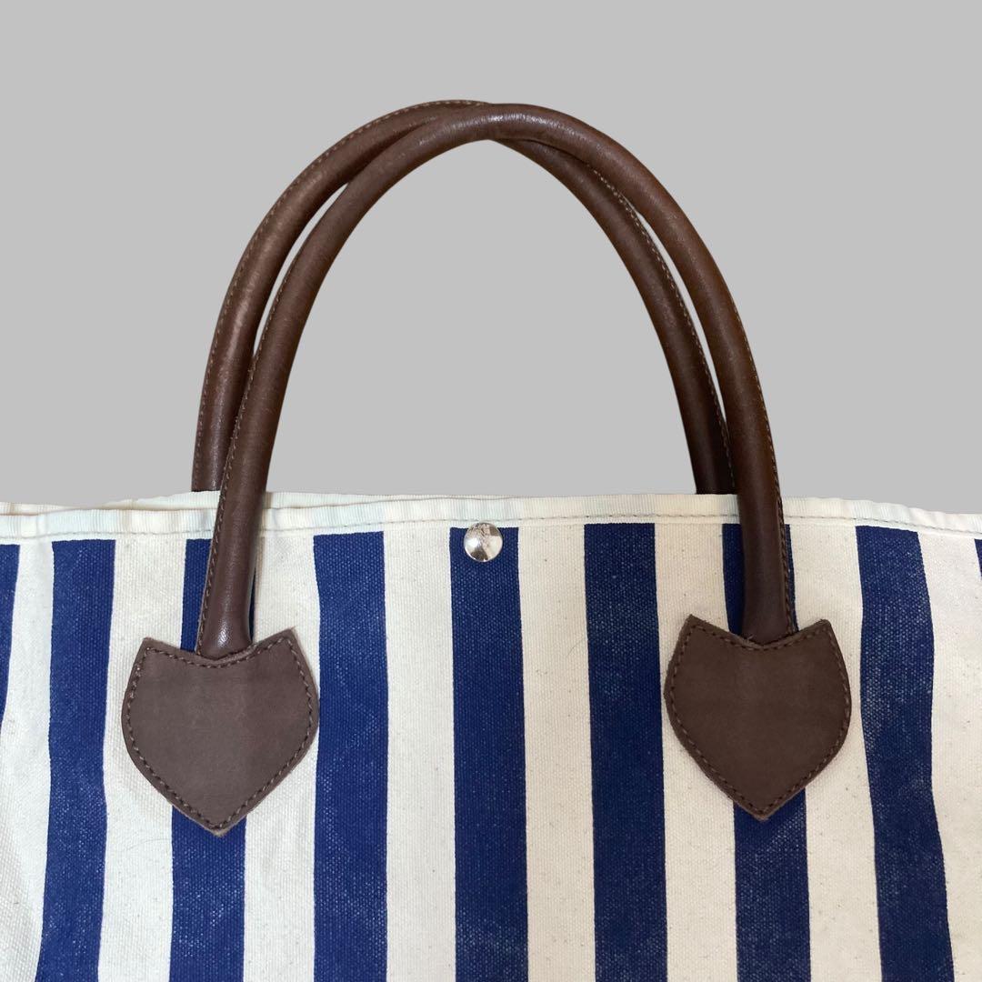 【EMPORIO ARMANI】STRIPE BIG TOTE BAG 2956