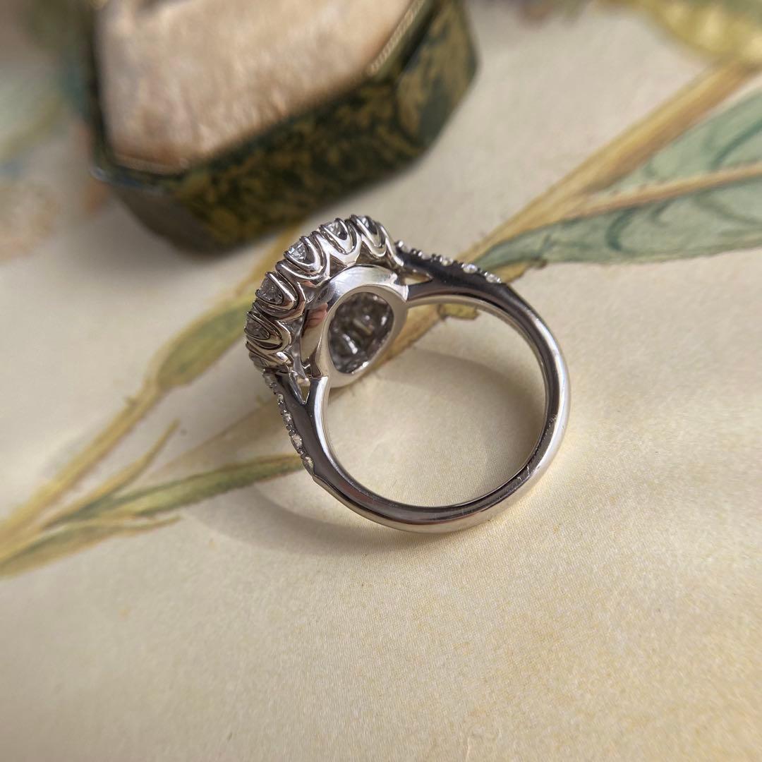 専用です。三越ブランド　ピンクダイヤモンド　アンティークレースデザイン　指輪