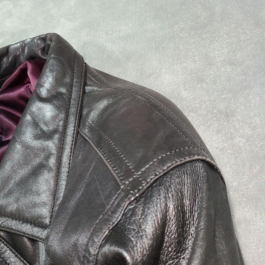 ま*き様 ✨️圧倒的オーラ✨️ バレンシアガ レザージャケット 羊革 キルティン