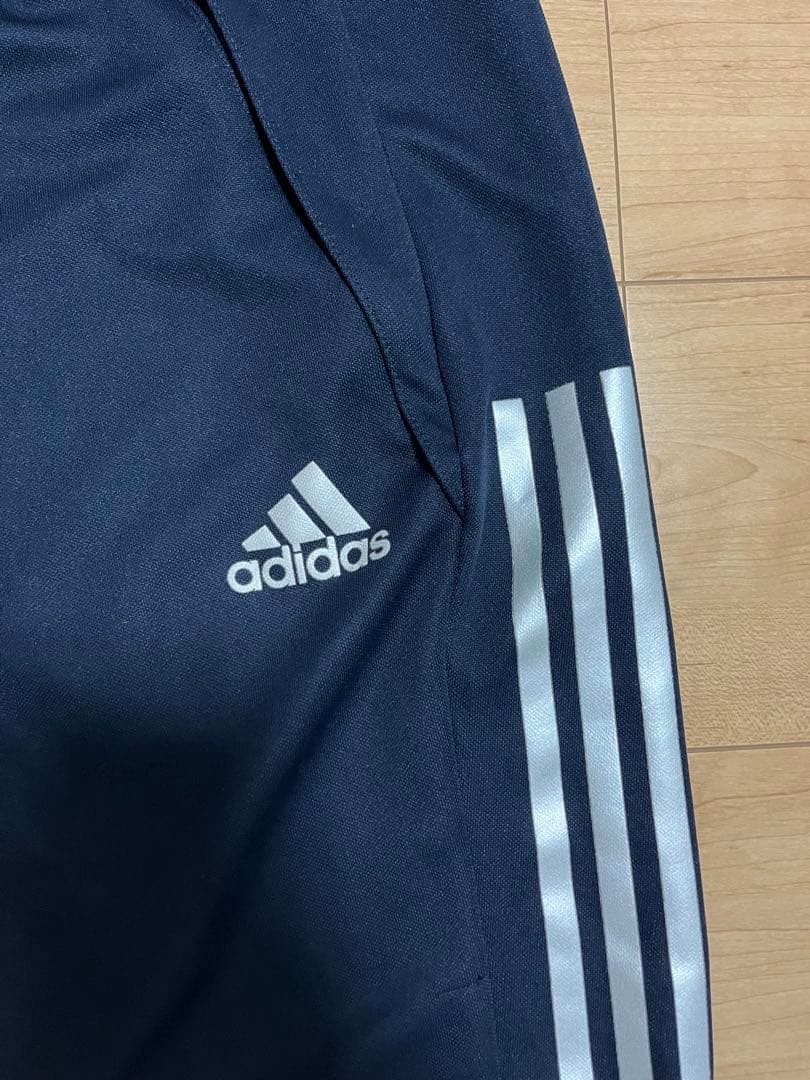 リーズ　adidas Leeds United ジャージ ネイビー　上S下M美品