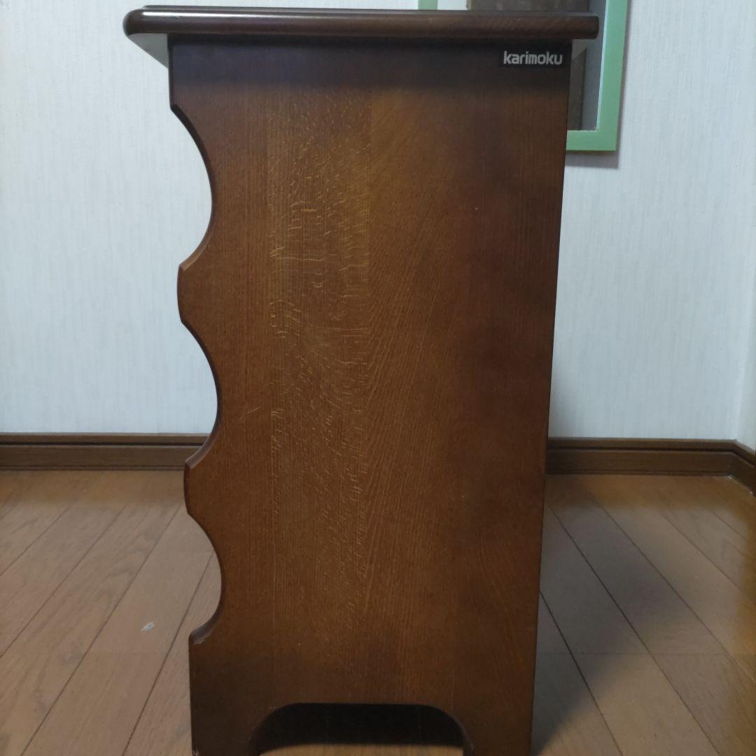 カリモク　karimoku　３段　シェルフ　スリッパ　棚　靴　小物