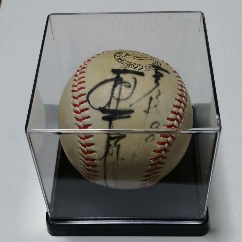 希少！早い者勝ち！元巨人軍原辰徳選手の現役時代の直筆サインボール（ケース入)