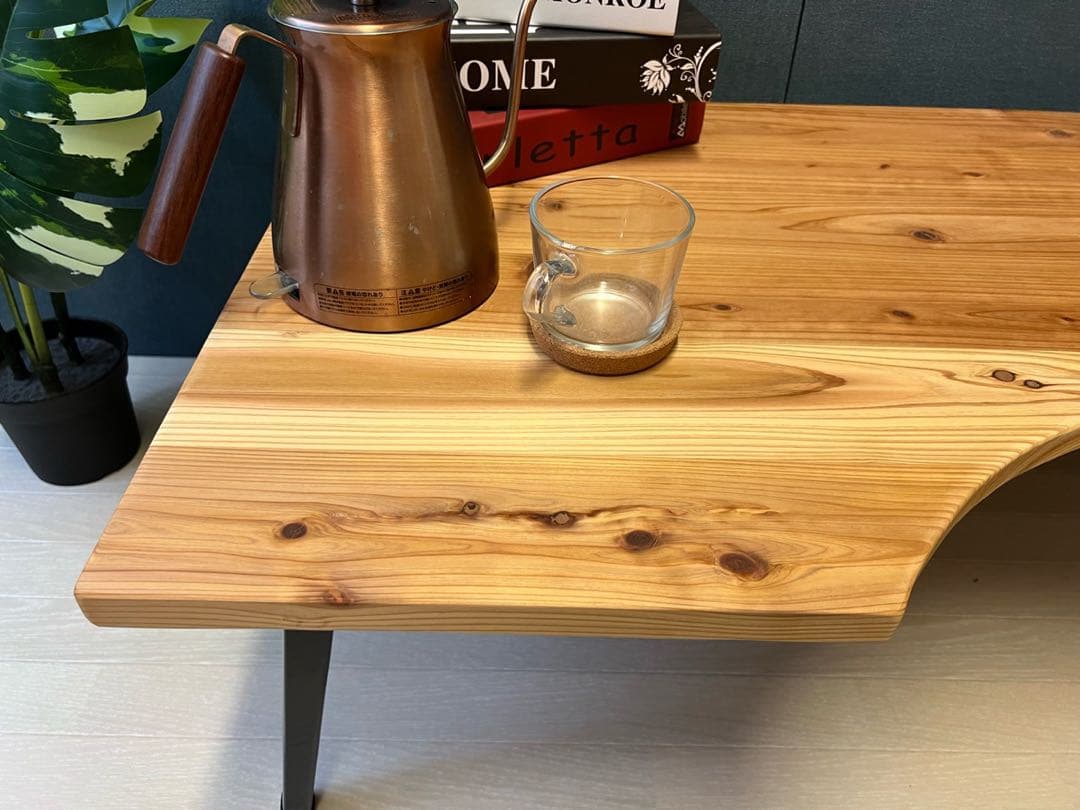 【在庫整理】 ローデスク 120cm 60cm 45cm スギ 折りたたみ脚