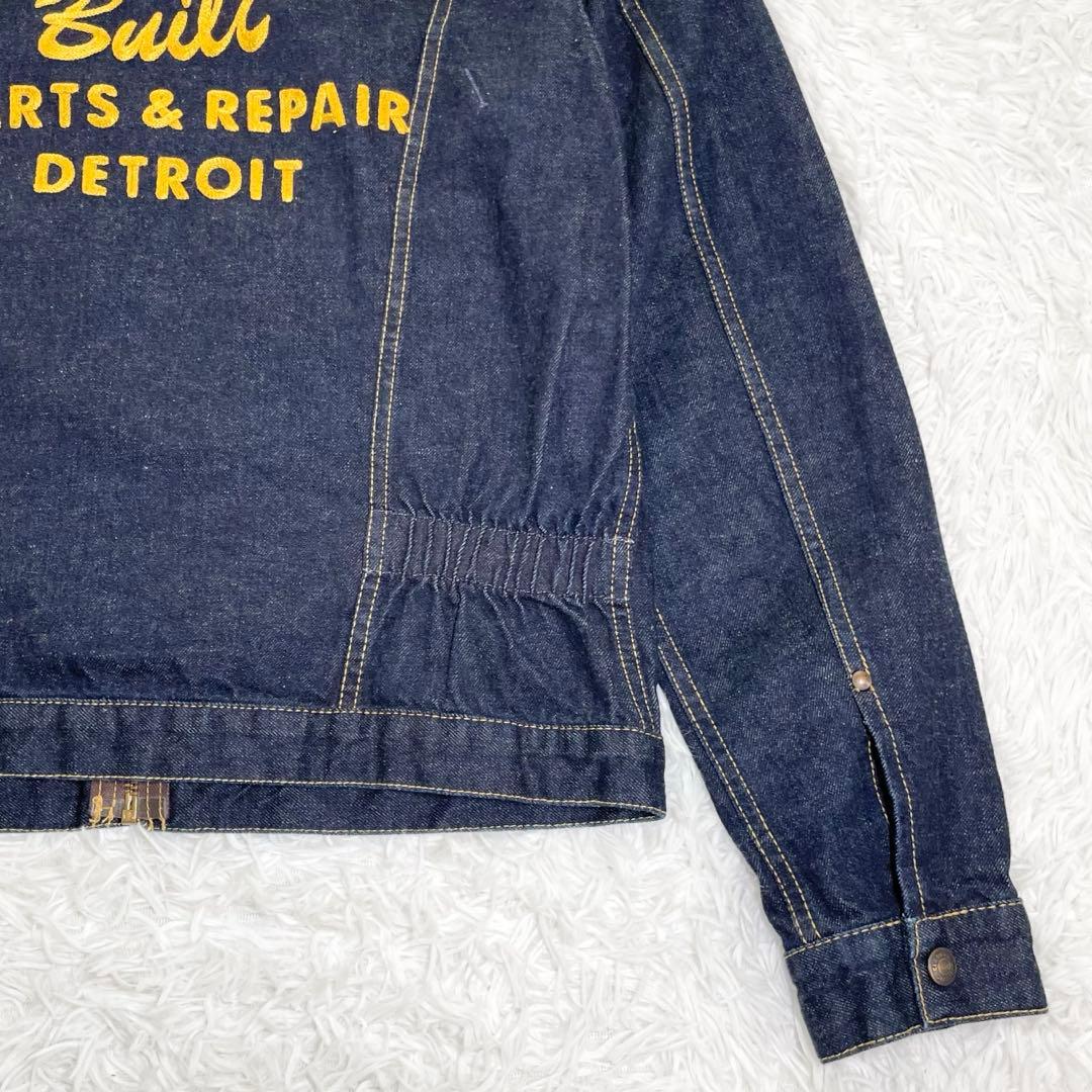 【美品】ヒステリックグラマー　Gジャン・デニムジャケット・アクションプリーツ・L