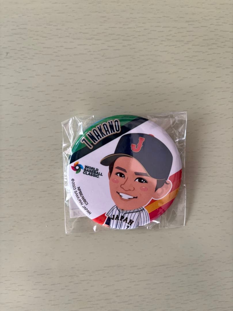 野球日本代表ガチャガチャ　缶バッチ