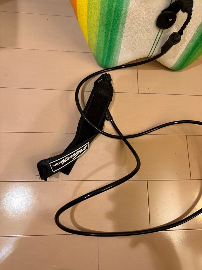 手渡し_初心者向け レインボー サーフボード　スポンジボード