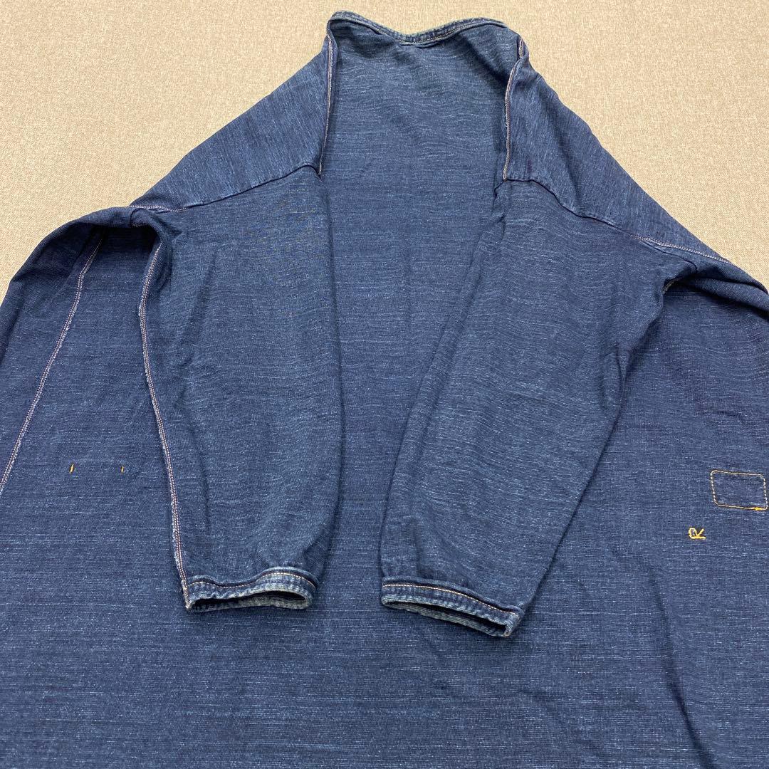 i230◯ 45Rワンピース コットンワンピース インディゴ