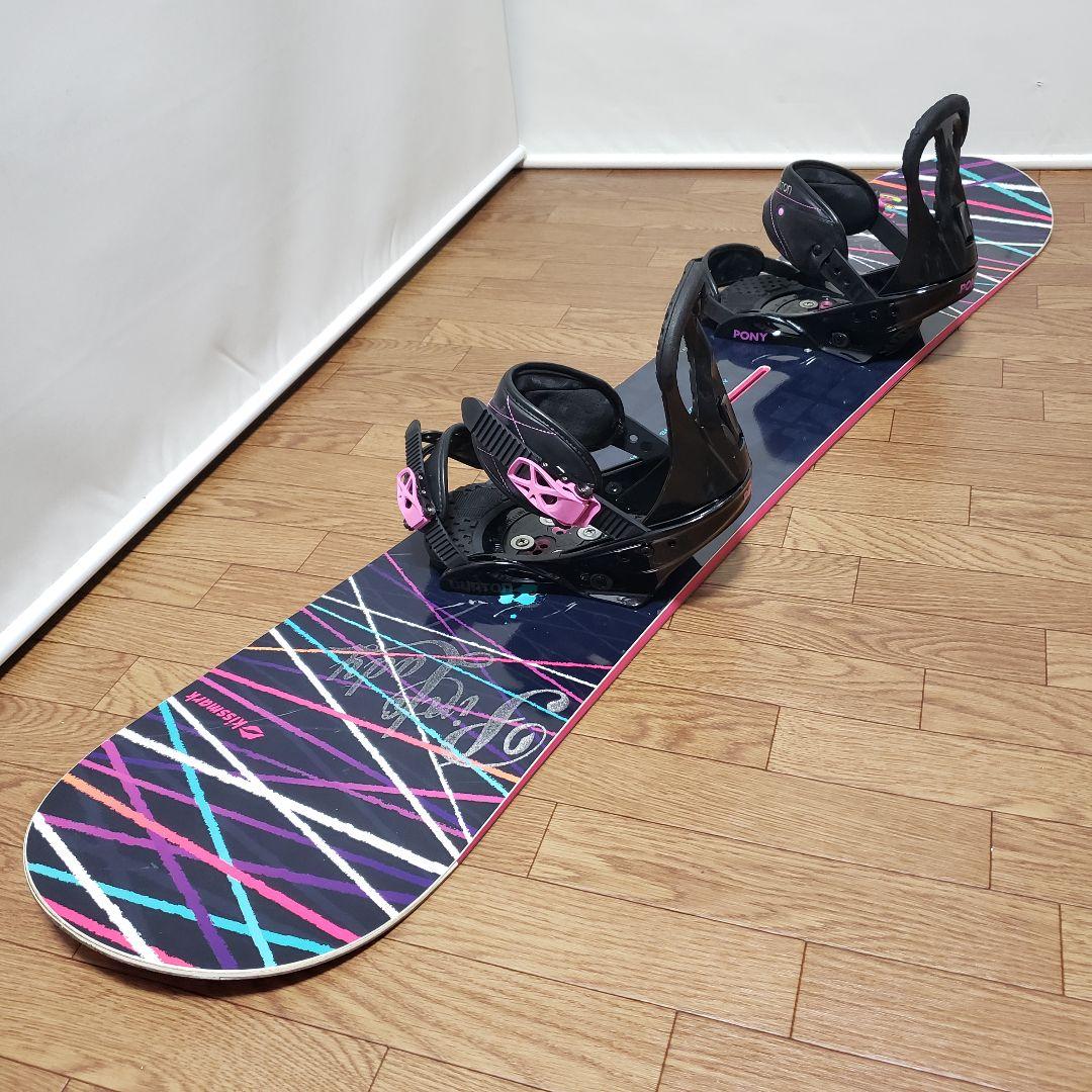 美品 KISSMARK BURTON 140cm スノーボードセット