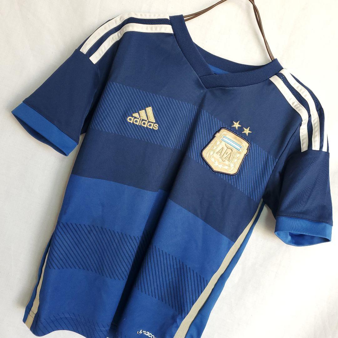 2014 アディダス アルゼンチン代表 ウェア Jr. W杯 半袖 ユニフォーム