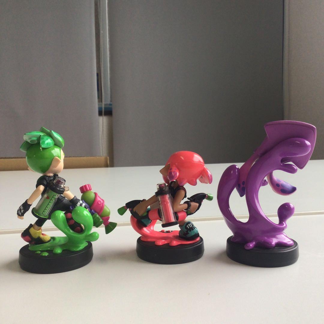 No.404任天堂 amiibo スプラトゥーン3種セット 動作未確認