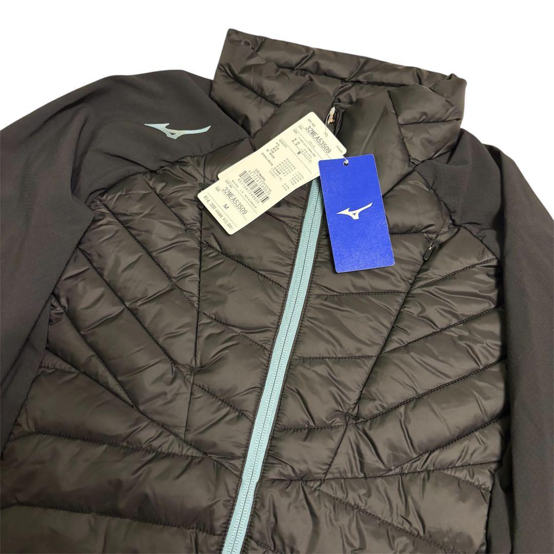 【新品未使用】ミズノ テックフィル ハイブリッドジャケット プレスサーモ 黒 M