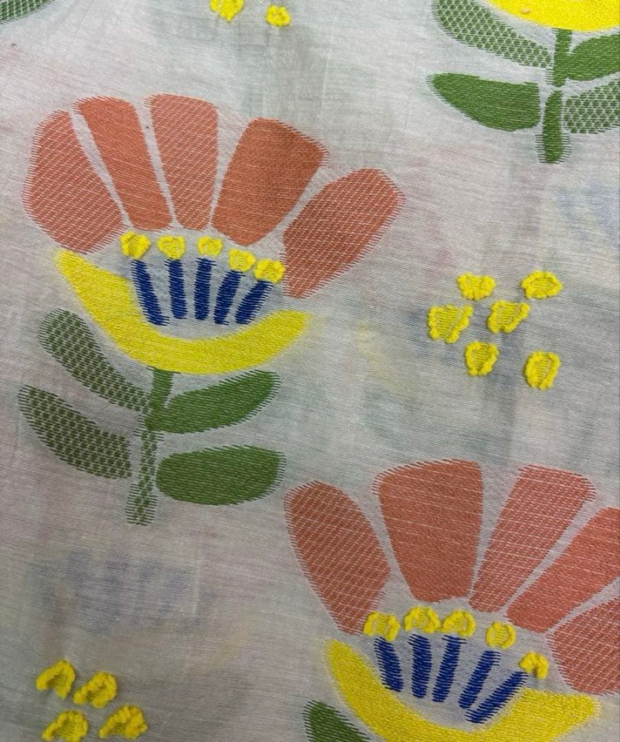 ☆新品☆ M.＆KYOKO フラワーモチーフ柄 切り替えデザインワンピース