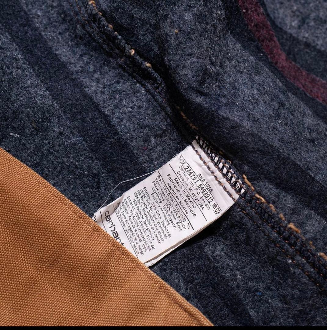 カーハート フェード 刺繍 ミシガンチョアコート リアルワーカー