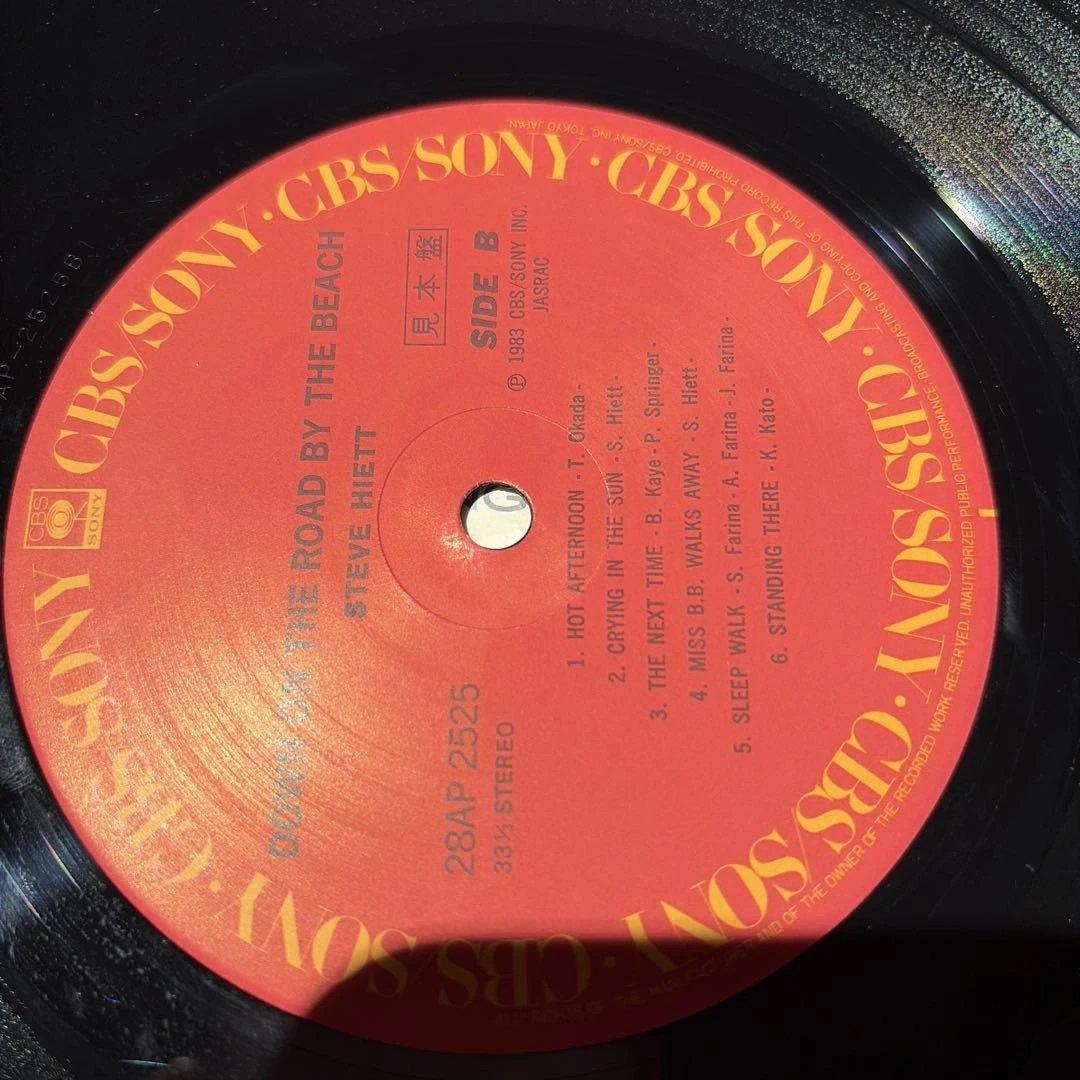 オリジナル見本盤　Steve Hiett Down On The Road LP