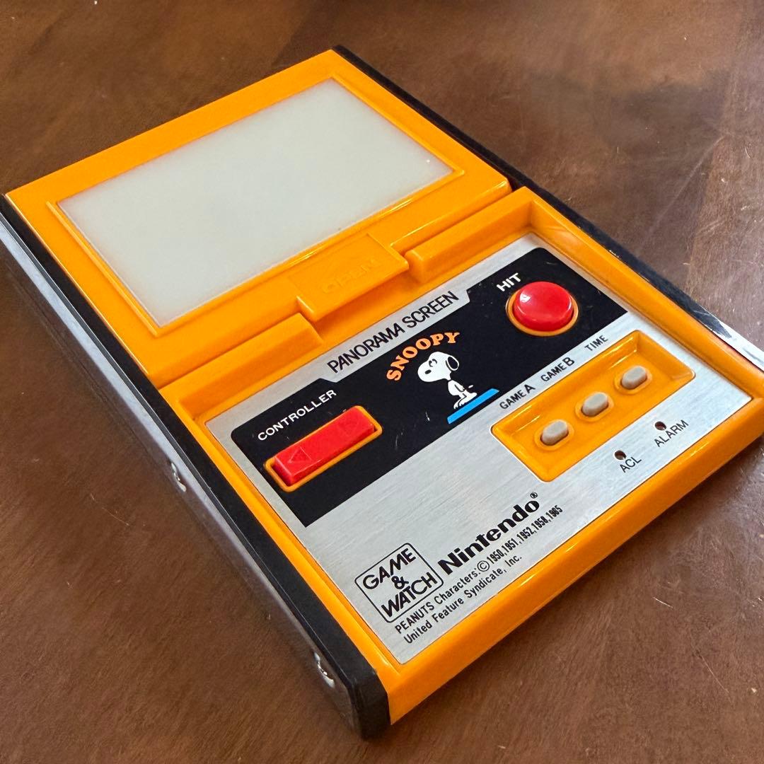 g*5様 美品動作品★任天堂 ゲームウォッチ パノラマスクリーン スヌーピー