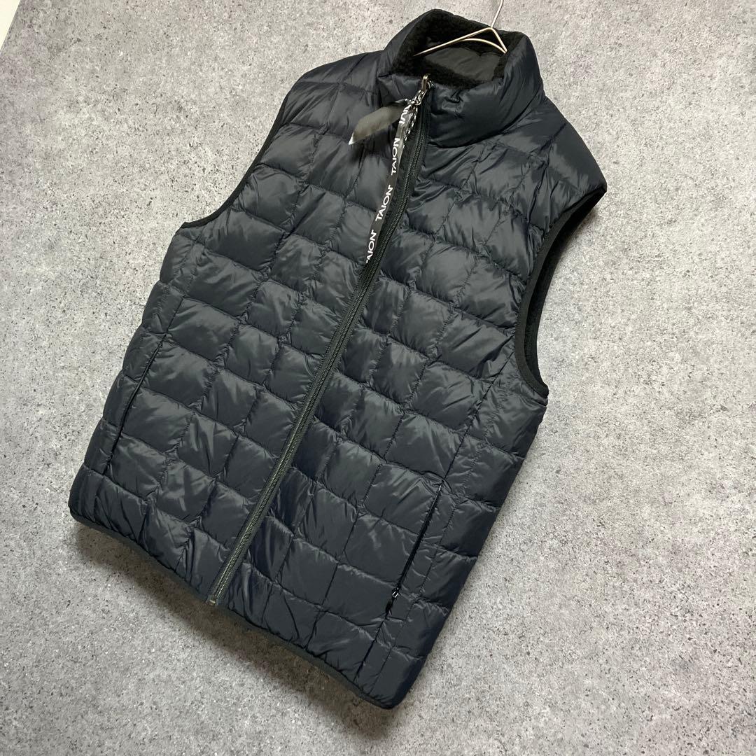 TAION タイオン　ユニセックス　マウンテン リバーシブル ダウン×ボア　M