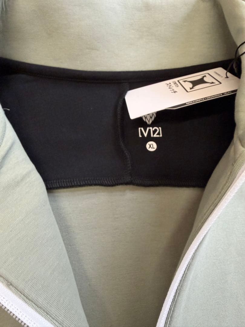 新品正規品【V12/XL】ダンボールニットハーフジップウェアジャケットスウェット