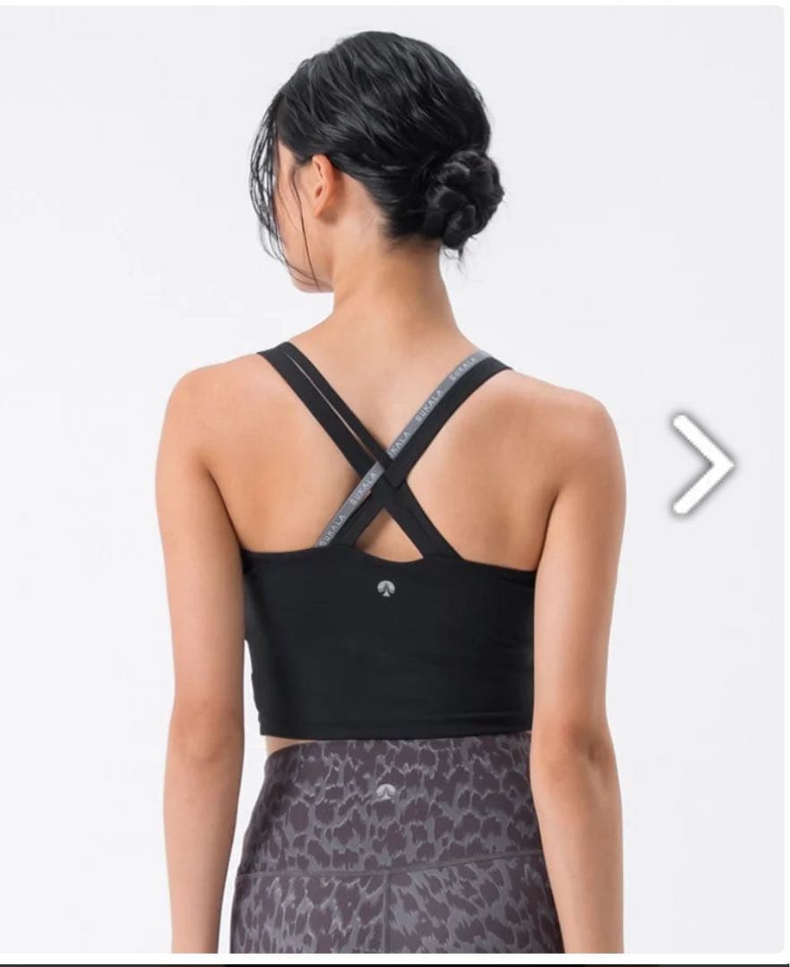 Blytheさま専用 新品Web限定 ブラックベーシッククロスロゴブラトップ　S