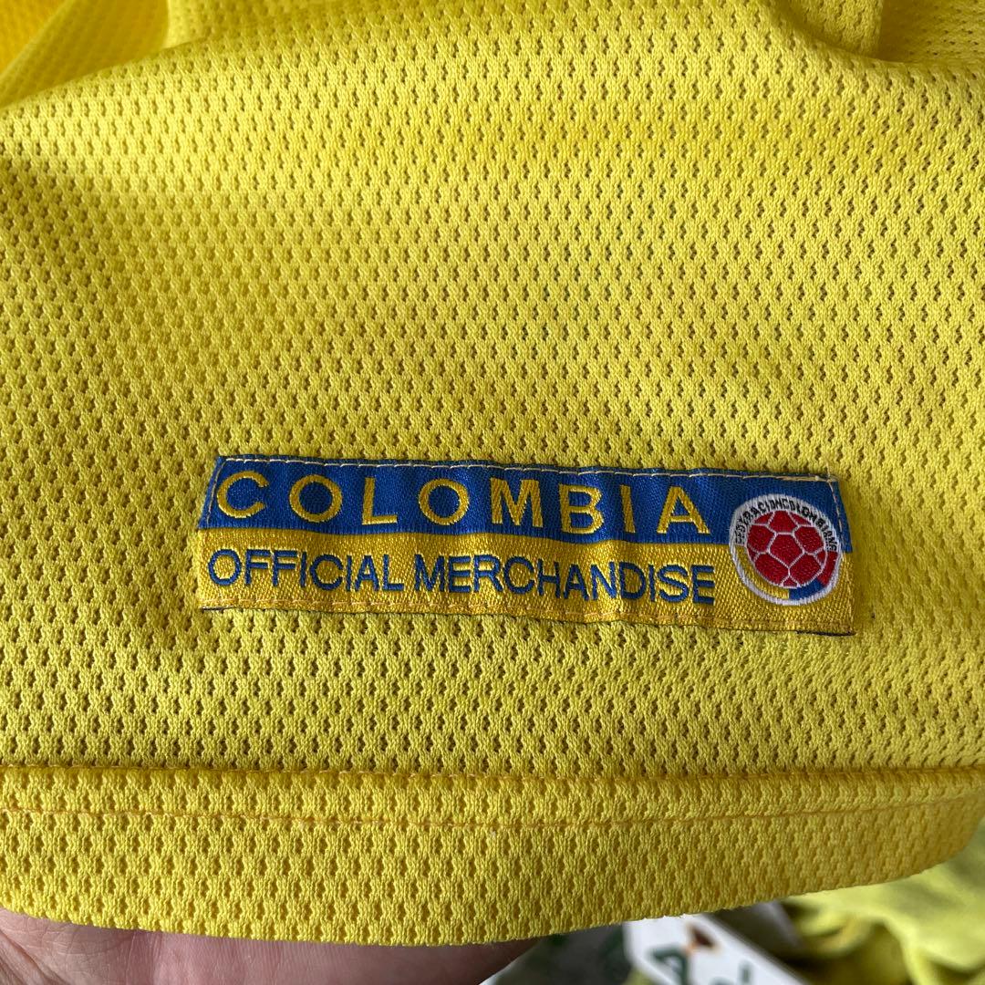 98年(前期)コロンビア代表ユニフォーム　バルデラマ　レトロ　サッカーシャツ
