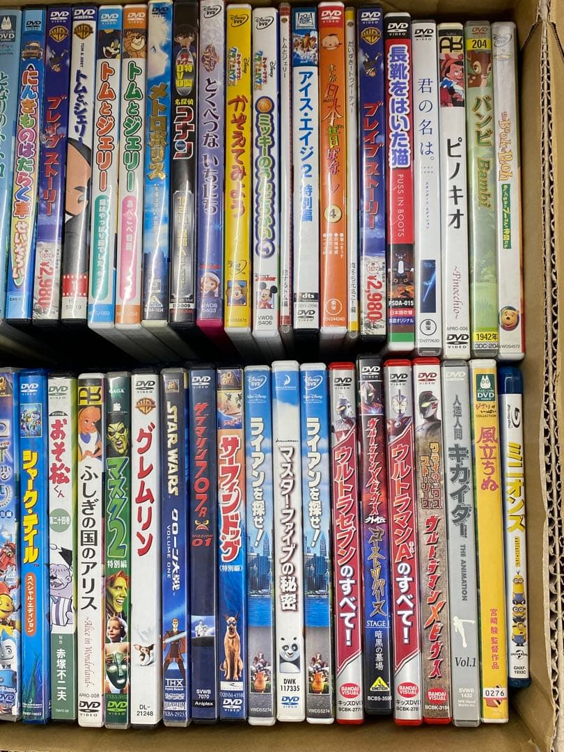 H6C860☆子供向けアニメDVDまとめ売り約75枚