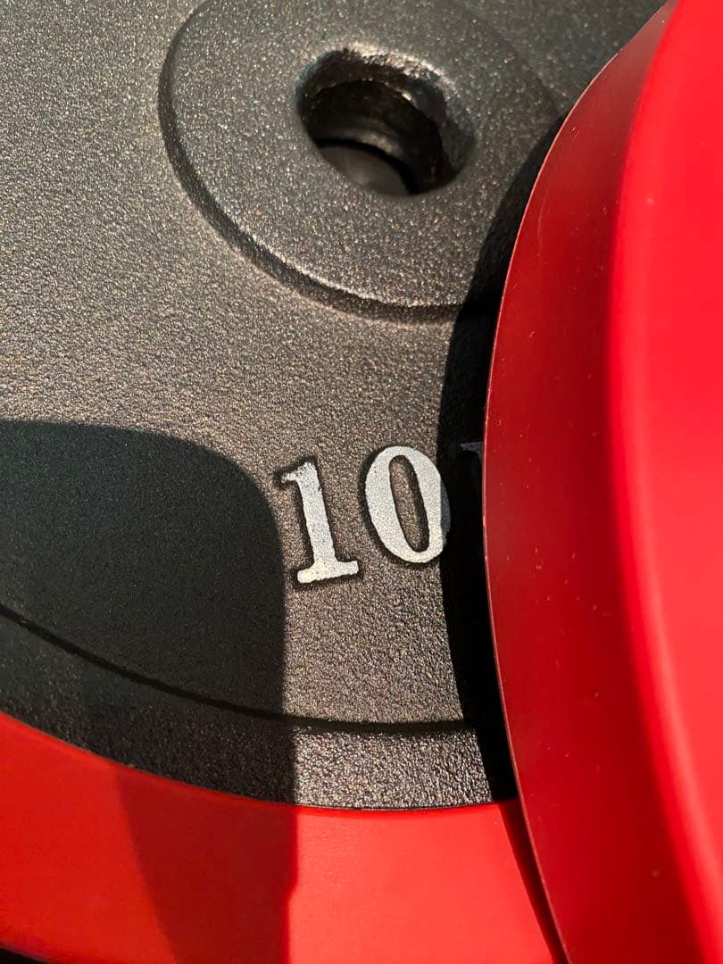 ぶ*う様 FIGHTING ROAD 10KG ウエイトプレート 2個セット