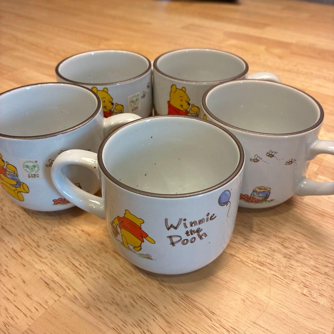 非売品 disney 三郷 くまのプーさん セット ディズニー 日本製 レトロ
