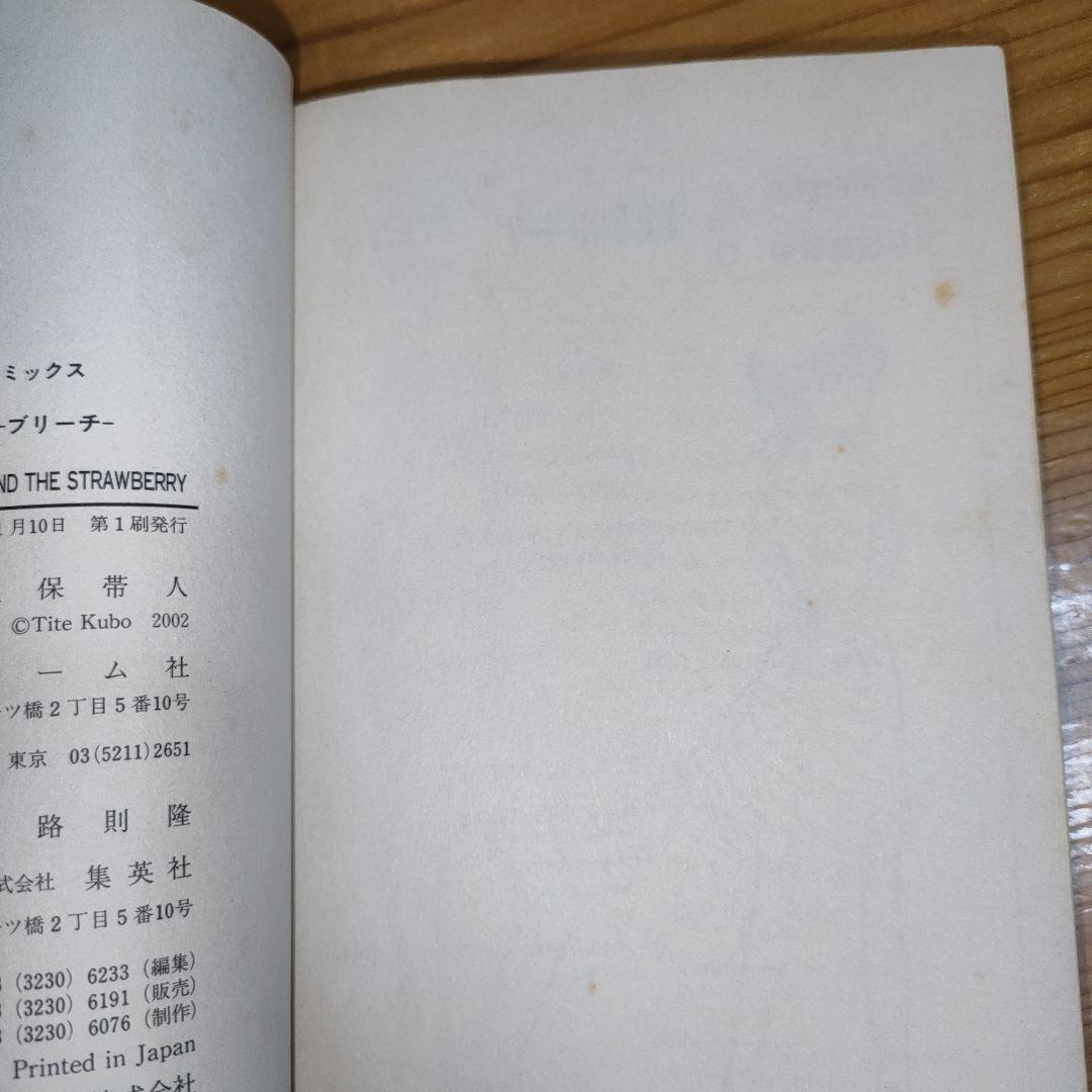 一*乳様 BLEACH(ブリーチ) 1巻 (初版)