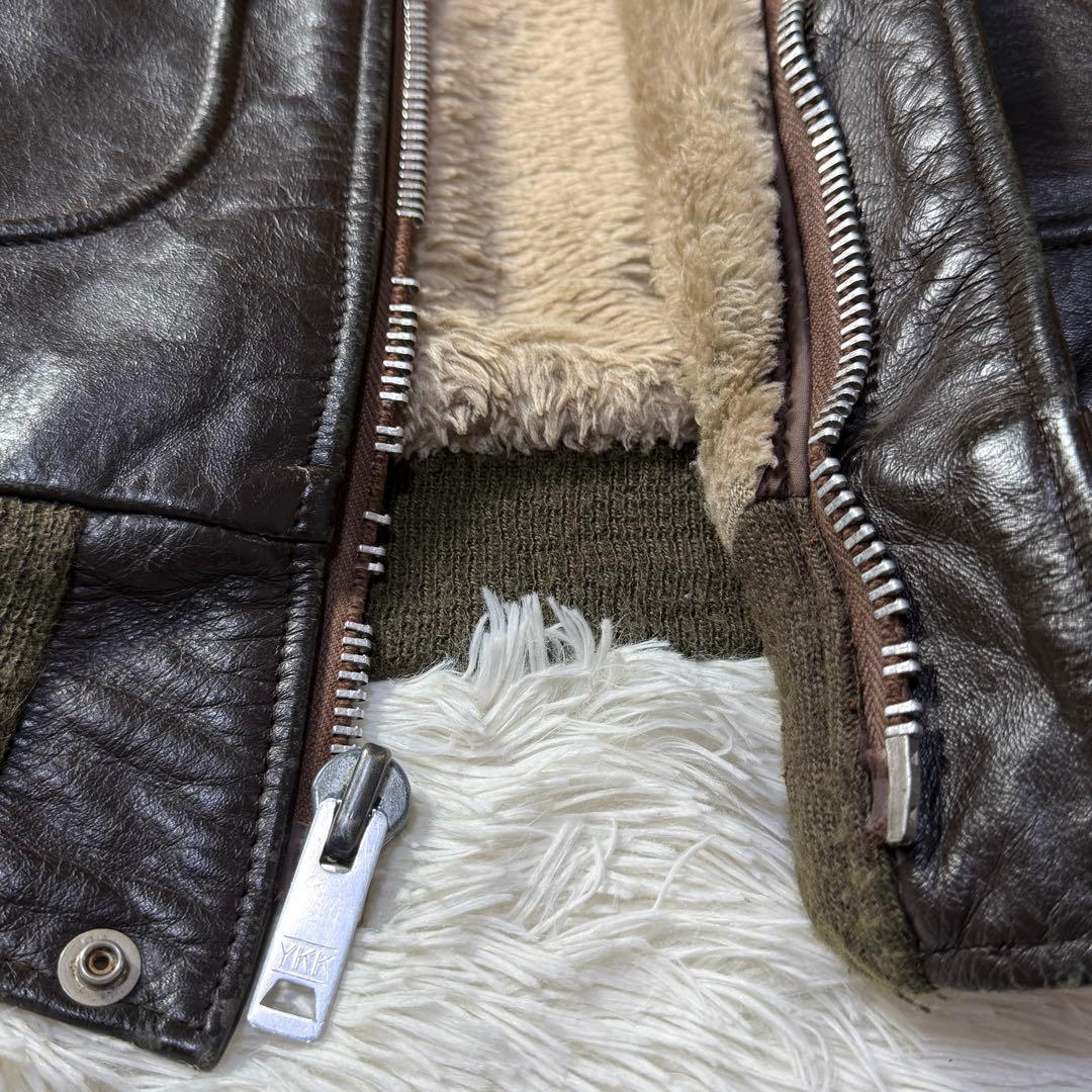 佐*プ様 USA製 ゴールデンフリース G-1 フライトレザージャケット M デ