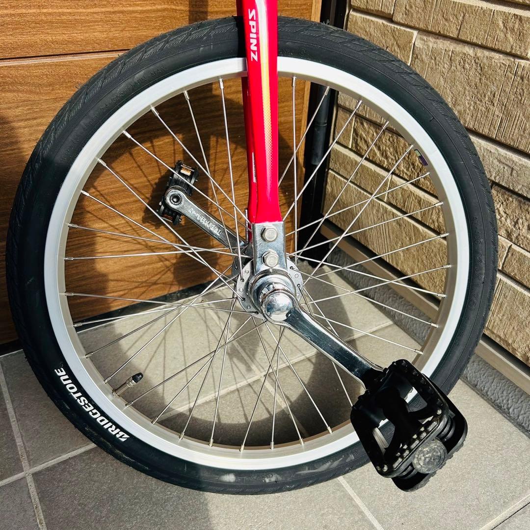 【極美品】ブリヂストン SPINZ 一輪車 20インチ 日本一輪車協会 認定品