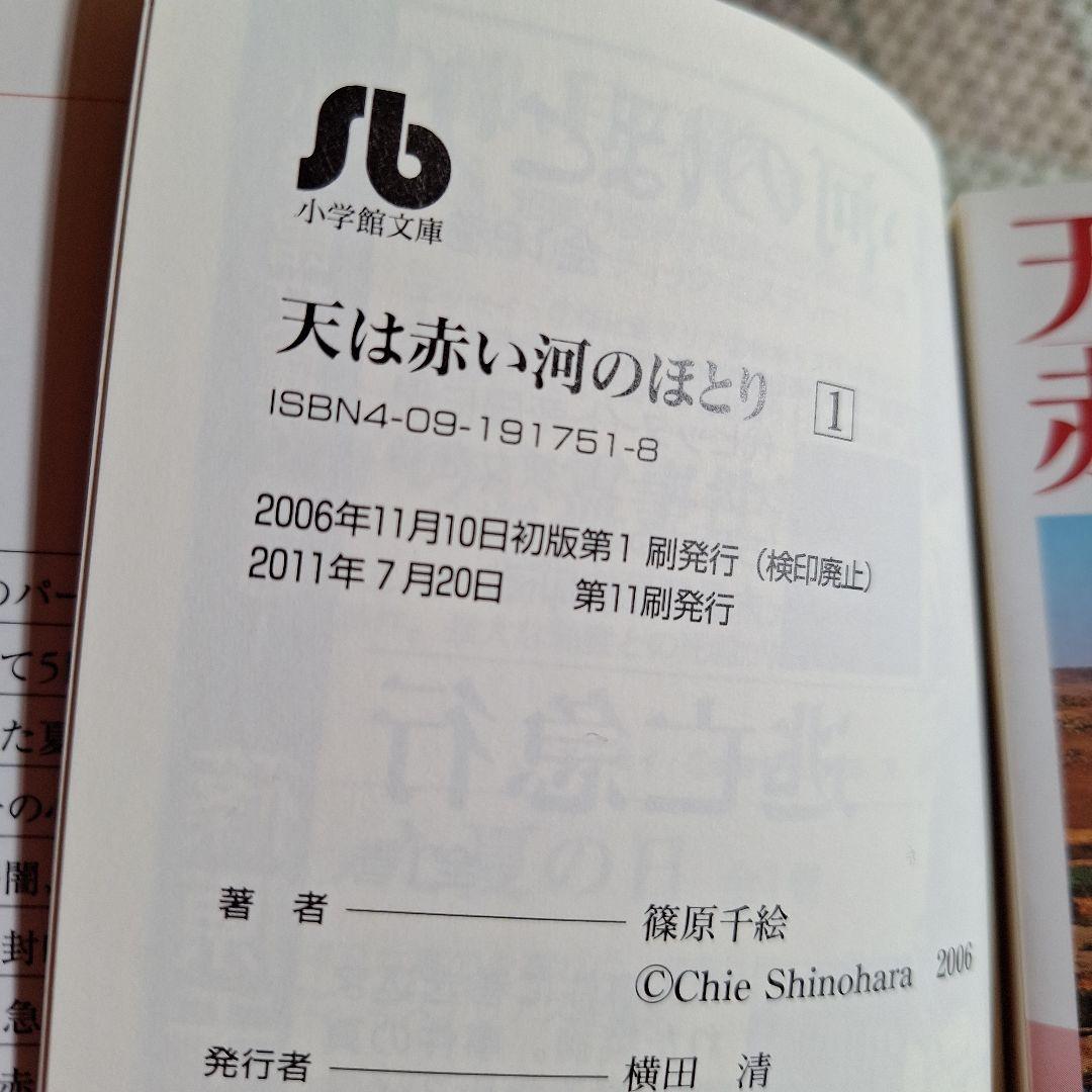 天は赤い河のほとり　文庫版１６冊セット