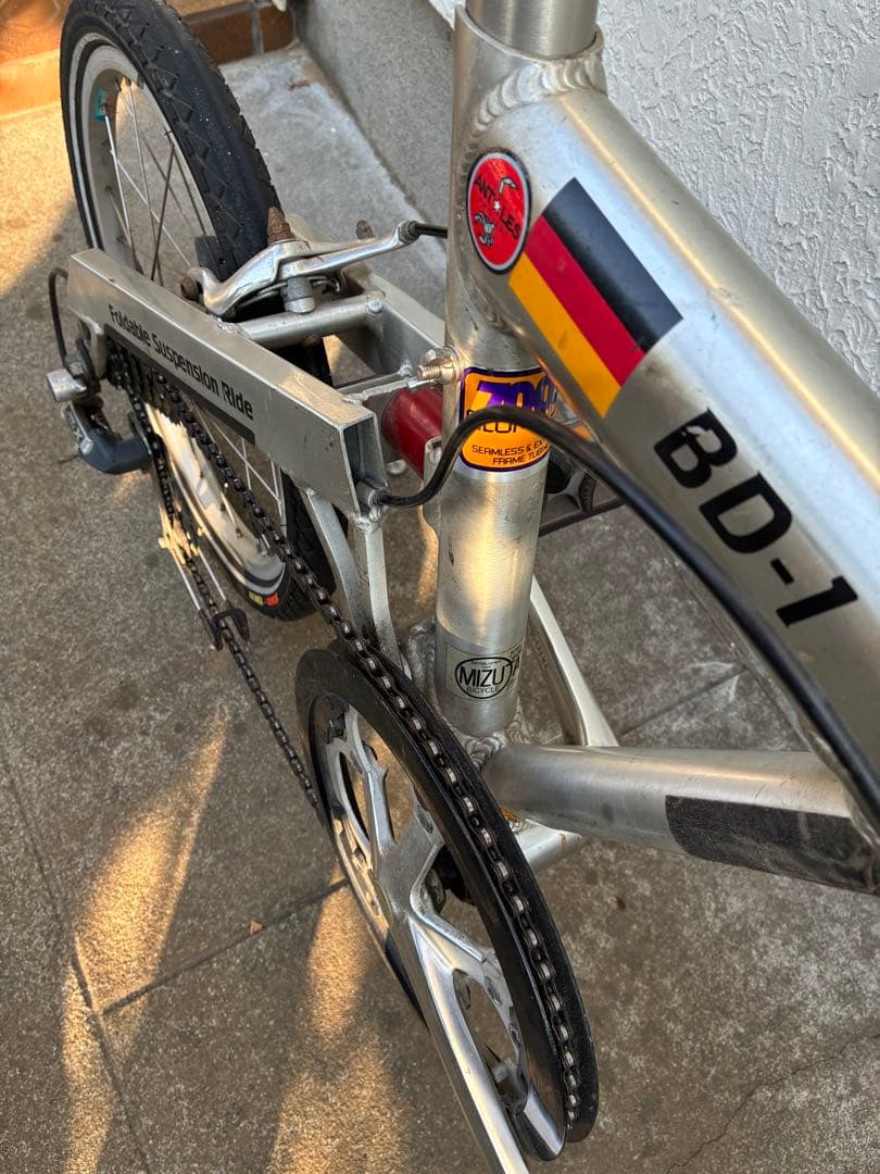 BD-1 折りたたみ自転車 シルバー【ジャンク品】