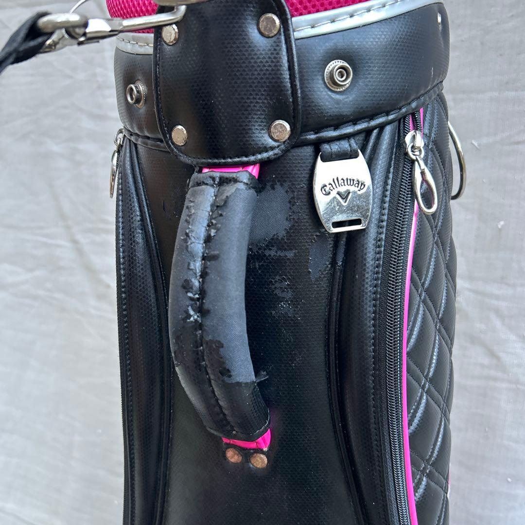 キャロウェイCallaway ゴルフバッグ キャディーバッグ ブラック/ピンク