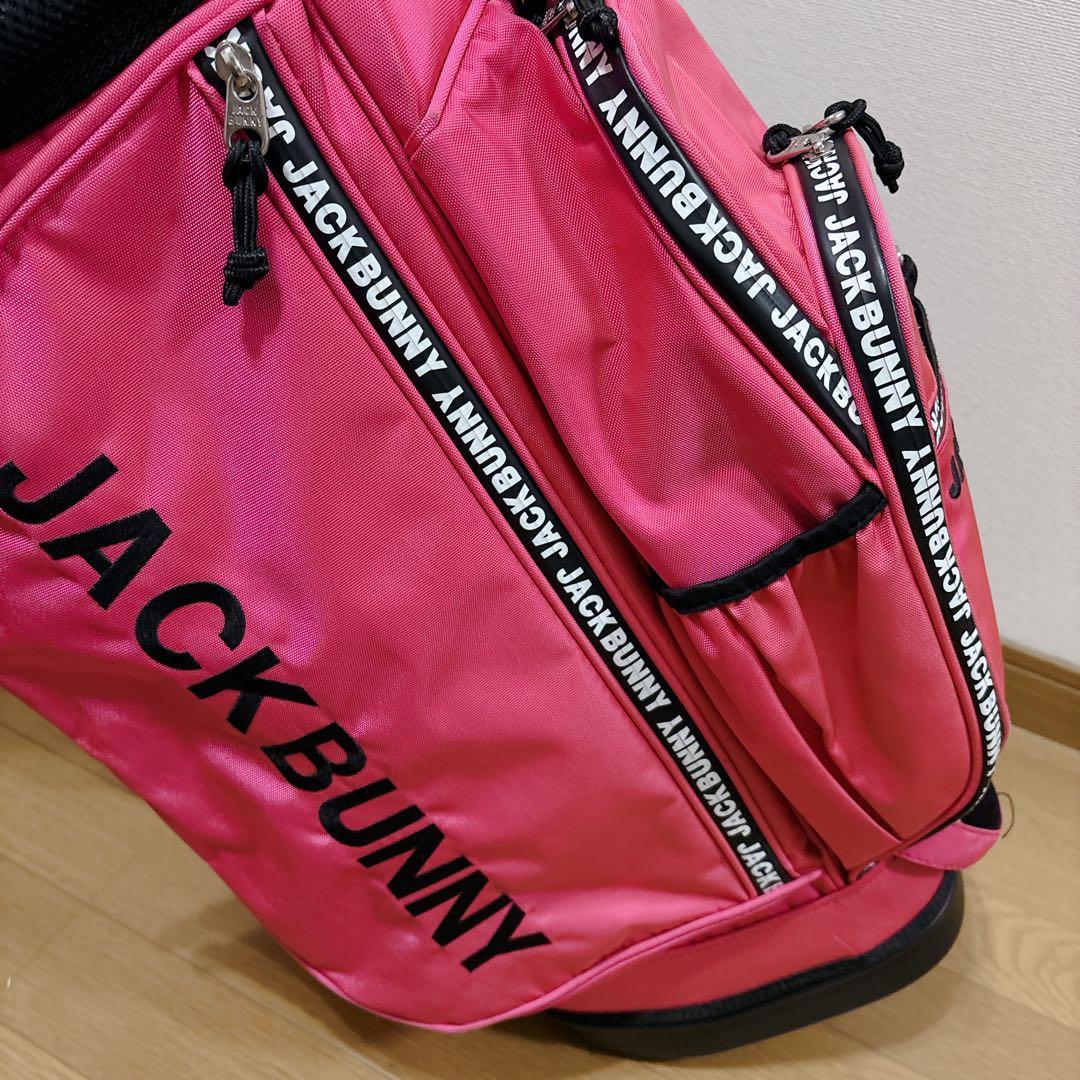 K481 JACKBUNNY スタンドキャディバッグ ピンク