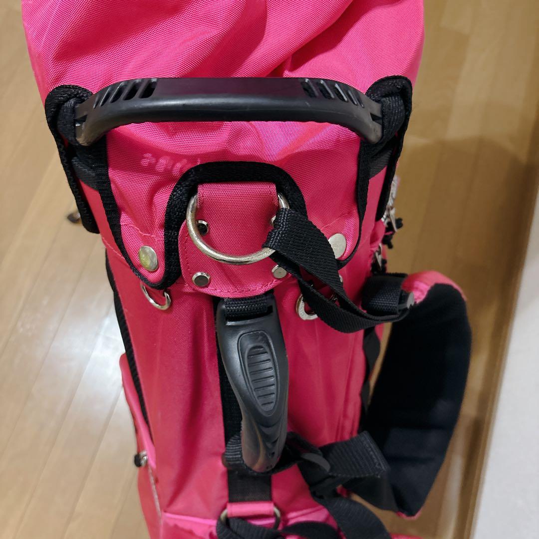 K481 JACKBUNNY スタンドキャディバッグ ピンク