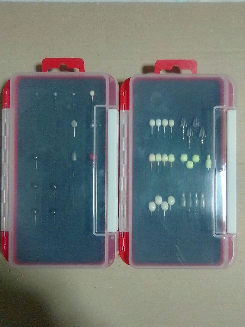 【中古品】アジング、メバリング用 ワーム & ジグヘッドセット（ケース付）