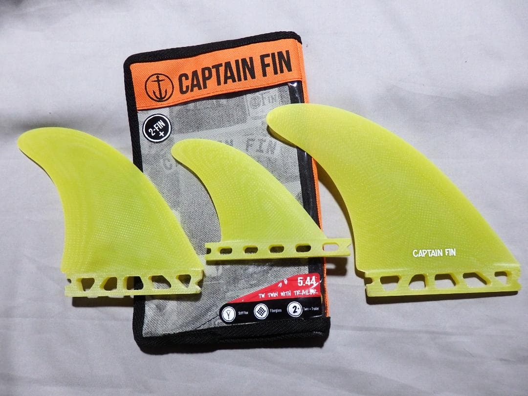新品◆CAPTAIN FIN TYLER WARREN 2＋1フィン◆5.44