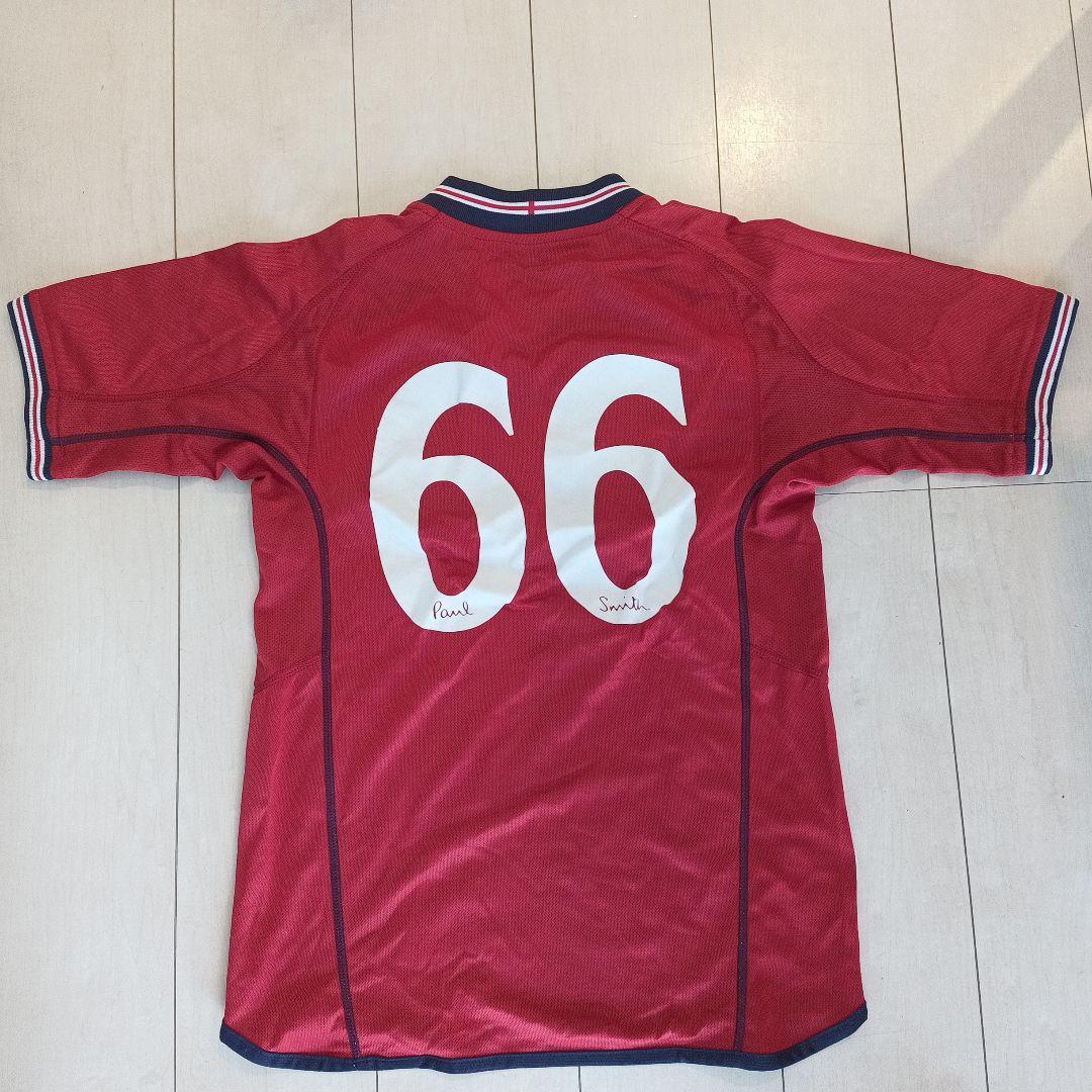 【激レア】2002年イングランド代表　ポールスミス　アンブロ　赤　限定2002枚