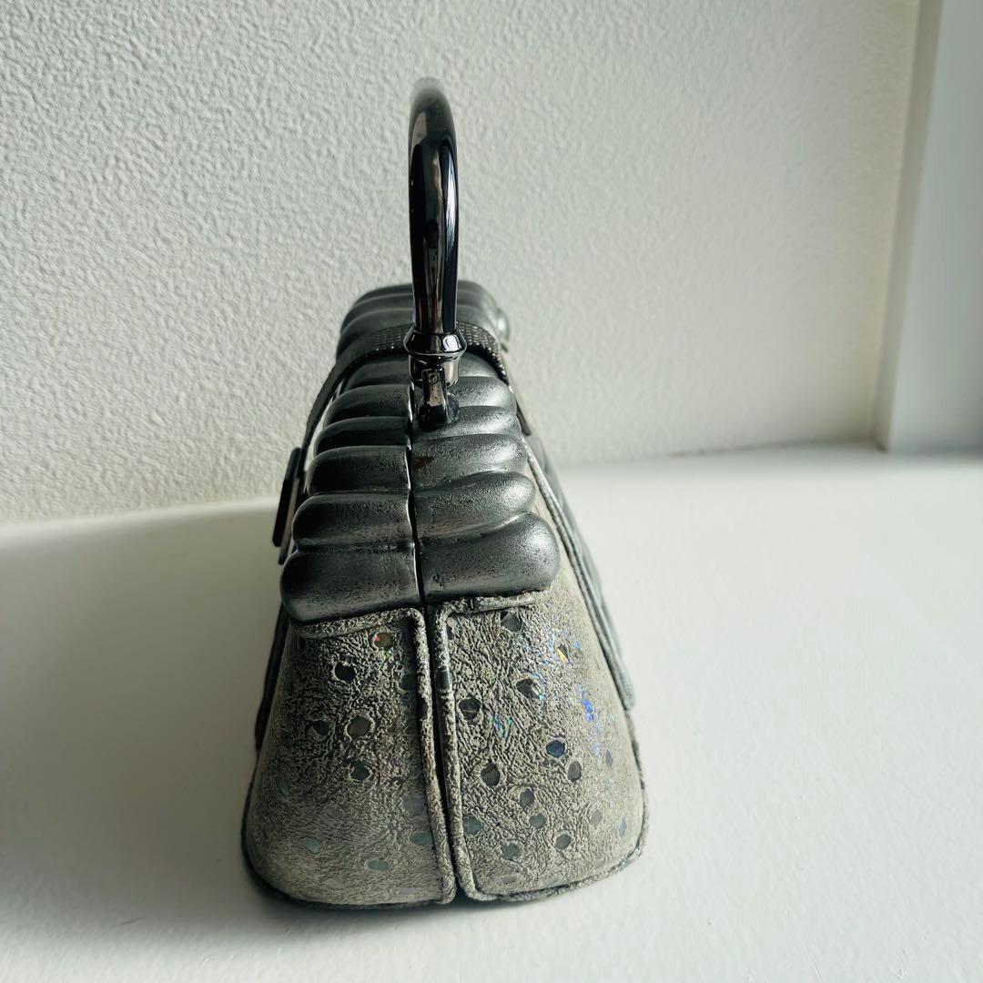 ティミーウッズ　TIMMY WOODS 2wayショルダーバッグ シルバー